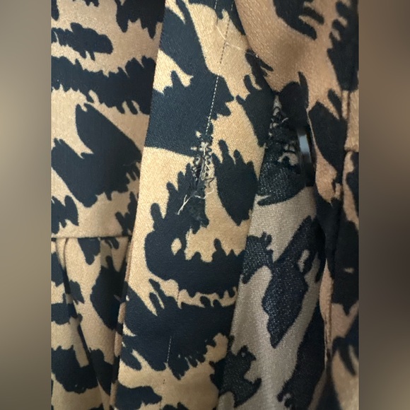 Missguided leopard print short sleeve button down smock shirtdress size 8 - Picture 6 of 9